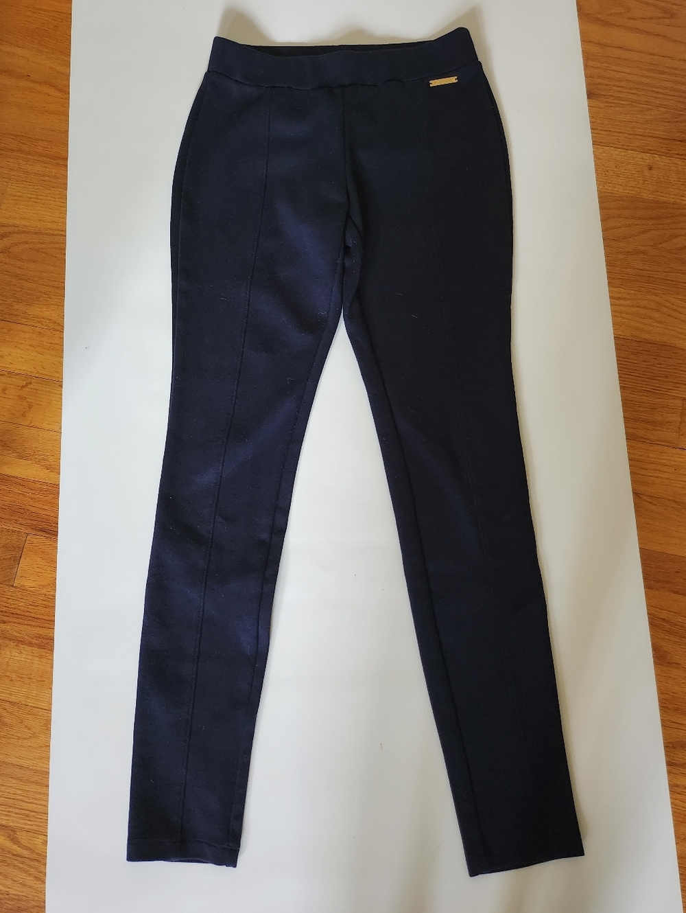 Navy Slim Ponte Legging Pants